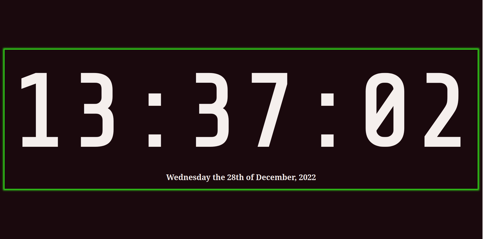 Image of Hampton Clock