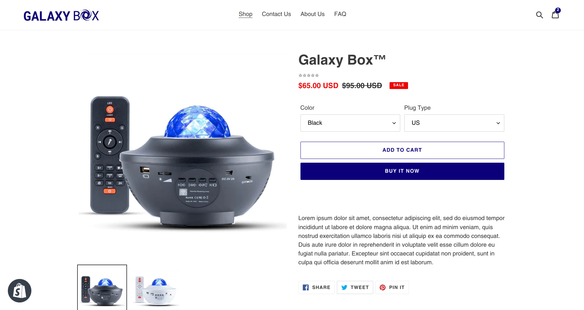 Image of Galaxy Box